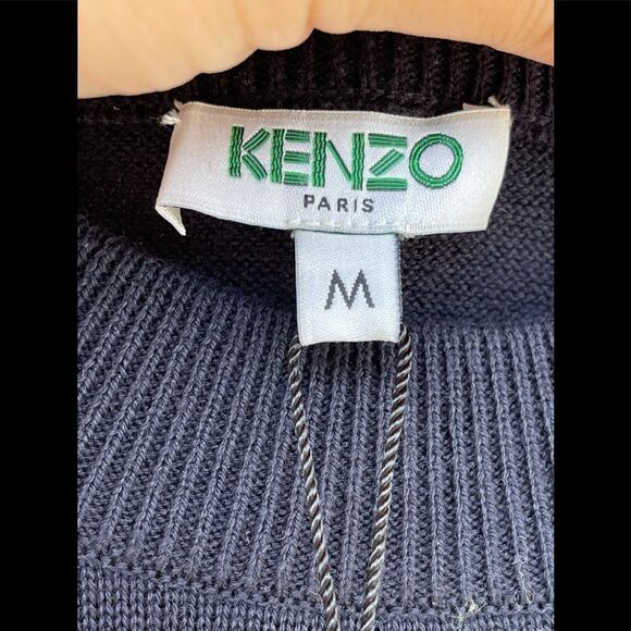 Kenzo midnigth blue sweater medium - Picture 3 of 11